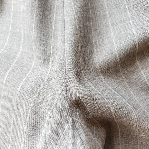 Gray Wool Pinstripe Summer Suit - Picture 11 of 11